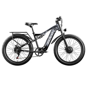 Gunai GN68 elektrofahrrad, มอเตอร์2*1000, 48 V 17,5 ah akku, 26*3,0-Zoll Dicke reifen, 50 km/h-geschwindigkeit, 80 km สูงสุด-R - Product Image 5