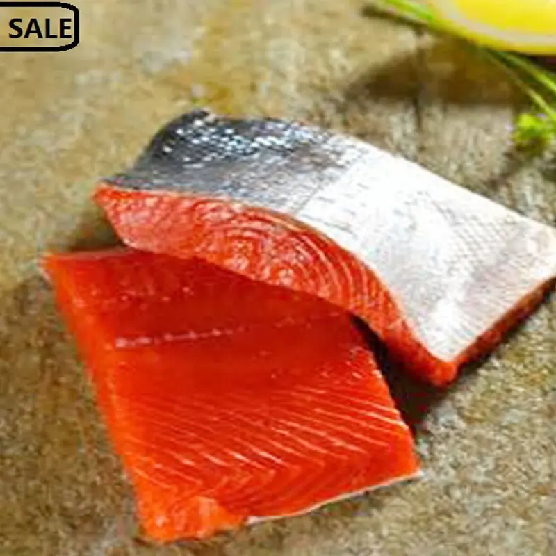 Novo Material de peixe Congelado Salmão Selvagem porção de Salmão