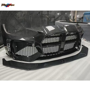 Parachoques Delantero de Fibra de Carbono Estilo AD para BMW Serie 3 G80 M3 2021-2024 Sedán, Parrilla de Parachoques, Mejora de Rendimiento, Kit de Carrocería - Product Image 3