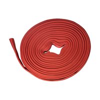 OEM 1.5 pouces 2 pouces 2.5 pouces rouge tuyau d'incendie toile tuyau de lutte contre l'incendie avec raccords personnalisés