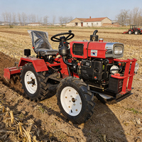 Tracteur haute performance pour terres arides et rizières 12hp 15hp 18hp Mini tracteur avec direction hydraulique
