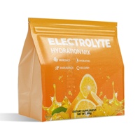 Poudre d'électrolytes de haute qualité, mélange d'hydratation, complément sportif, saveur tropicale fruitée, hydratation instantanée, sans sucre ni soja