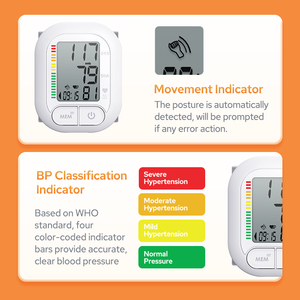 Transtek monitor de pressão arterial, monitor de pulso eletrônico com tela lcd digital de uso doméstico - Product Image 5