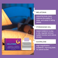 Bandes buccales OEM à dissolution rapide, formule naturelle pour un sommeil sain, amélioration de la mémoire, soutien du rythme circadien et relaxation