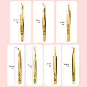 Precision Tweezers For Eyelashes Extension Tech Cosmetology Individual Lash Extensions Volume Lash Extensions Tweezers Kits