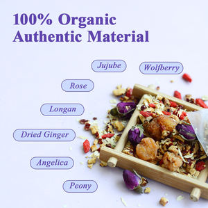 Chinaherbs Tisane de marque privée Thé pour la ménopause Plantes et herbes naturelles sans additifs Hormone Thé d'équilibre - Product Image 4