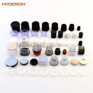 Hyderon <b>Round</b> Tube End Cap Black Plastic Non Slip Chair <b>Table</b> Leg <b>Cover</b> Foot Pad Sealing Plug Pipe Cap Home Use - Product Image 4