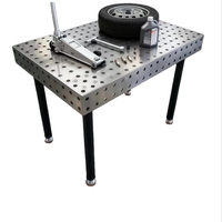 Table de travail en fonte multi-trous pour positionnement, table de soudage 3D flexible, pour utilisation avec fraiseuses industrielles et stations de soudage