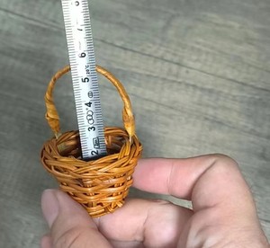 Mây <span class=keywords><strong>mini</strong></span> cầm tay giỏ phong cách MỤC VỤ đạo cụ chụp ảnh nhỏ linh tinh giáng sinh giỏ quà nhỏ - Product Image 4