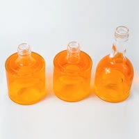 Ensemble de bouteilles à liqueur en verre empilables 250ml 500ml 750ml Bouteilles à spiritueux vides modulaires avec bouchon à vis pour Tequila Brandy Boissons énergisantes
