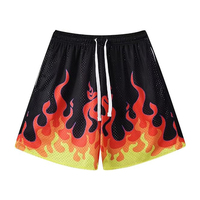 Short en maille personnalisé de basket-ball pour jeunes en gros pour hommes