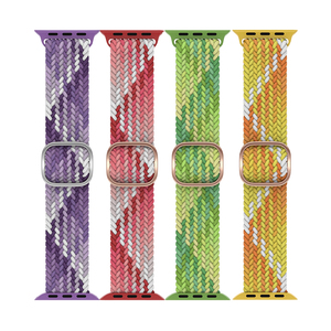 <span class=keywords><strong>Bracelet</strong></span> en nylon personnalisé en usine pour <span class=keywords><strong>Apple</strong></span> <span class=keywords><strong>Watch</strong></span> Series 9 8 41mm 45mm <span class=keywords><strong>Bracelet</strong></span> de montre intelligente <span class=keywords><strong>Bracelet</strong></span> de montre - Product Image 3