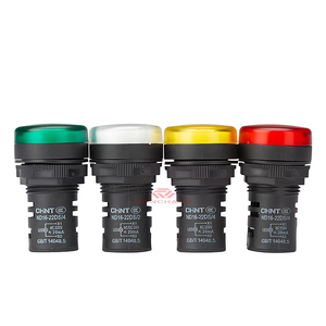 Chint 22mm chỉ số sức mạnh dẫn tín hiệu ánh sáng ND16-22DS/2 DS/4 12V 24V 36V 110V 220V màu đỏ màu xanh trắng màu xanh lá cây màu vàng đèn tín hiệu - Product Image 2