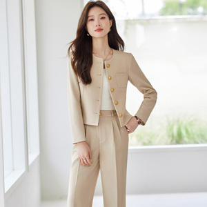 Conjunto de Traje de Dos Piezas para Mujer, Estilo Profesional, Súper Elegante, Primavera-Otoño, Abrigo Informal, Temperamento de Hermana Mayor - Product Image 4