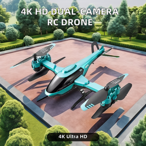 Mới nhất <span class=keywords><strong>RC</strong></span> <span class=keywords><strong>Drone</strong></span> cho trẻ em Dual <span class=keywords><strong>Camera</strong></span> 4K HD Wifi điều khiển từ xa linh hoạt máy bay trực thăng V10 điện nhựa-quà Tặng - Product Image 2