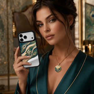 <span class=keywords><strong>Coque</strong></span> de téléphone antichoc personnalisée avec miroir ondulé et design créatif pour <span class=keywords><strong>iPhone</strong></span> 18, 17 Air, 16, 15, 14 - Product Image 3