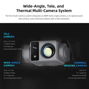 FIMI X8T X8 Dron UAV With Thermal Infrared <b>Camera</b> Professional 4K Quadcopter <b>Mini</b> Dron Wide-angle and 30x Hybrid Zoom - Product Image 2