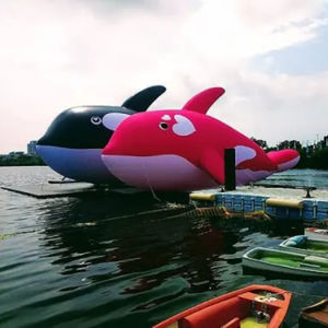 Modèle d'animal marin gonflable géant, baleine orca gonflable géante, conception gratuite, pour événement - Product Image 2