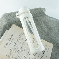 Bouteille d'eau en verre borosilicate de qualité supérieure, élégante et écologique, 600 ml