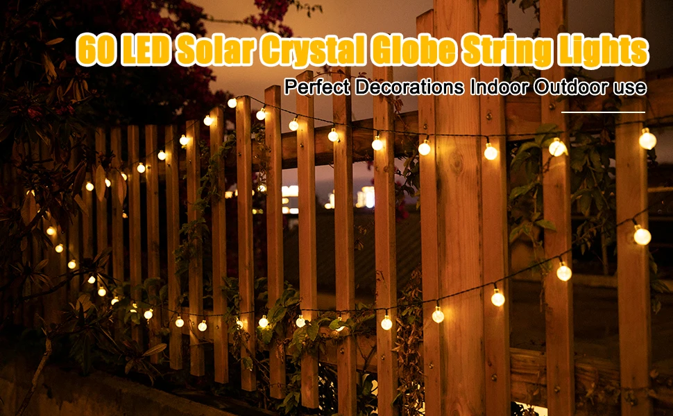 Solar String Lights Outdoor Waterproof Home Garden Decoration Solar String Fairy Lights