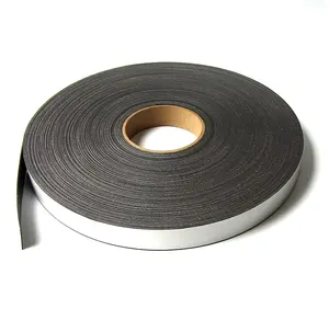 Isotropic Rubber Magnetic Receptive Strip Anisotropic Flexible Magnet Tape Self Adhesive Magnetic Tape Roll