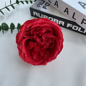 GOG0602 Têtes <span class=keywords><strong>de</strong></span> fleurs d'orchidées roses en soie <span class=keywords><strong>artificielle</strong></span> Diadème fleurs dorées Accessoire pour arrangement <span class=keywords><strong>de</strong></span> mariage - Product Image 4