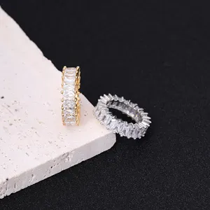 Ring For Women Shorts Sets Tongling Cubic Zirconia Ring Engagemensetainty Eternity Diamond Crystal Custom Engagement Rings 2pcs