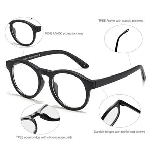 Gafas con bloqueo de luz azul para niños, montura redonda anti-azules, gafas ópticas de Río, sb8308 - Product Image 3