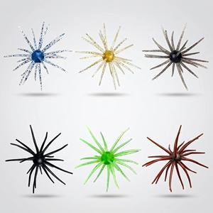 Señuelo Blando de Erizo de Mar con Logotipo Personalizado OEM de Fábrica, Señuelo de Tentáculos de Criatura, Señuelos de Pesca Blandos Flotantes de TPE, Venta al por Mayor de Aparejos de Pesca - Product Image 5