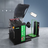 Balanceadora Automática de Ruedas para Camiones de Servicio Pesado, Máquina de Balanceo de Neumáticos de Alta Calidad ChenTuo CT1200, 200 rpm, Capacidad de 75 kg, 110V/220V/380V