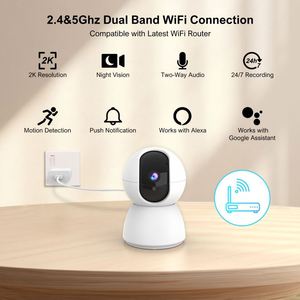Cámara de Seguridad Wifi de 5 Megapíxeles con Soporte, 180 Grados, <span class=keywords><strong>Icsee</strong></span>, Luz de Inundación, CCTV, Intelbras, Cámara de Seguridad Exterior - Product Image 2