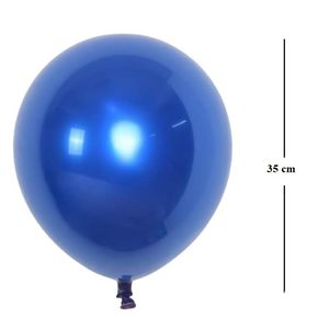 Inflatable Metallic Blue <b>Balloons</b> 35cm Long For Birthdays Parties <b>Decorations</b> - Product Image 3