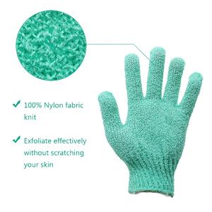 Gloway vendita calda Body Scrubber guanto da bagno in Nylon guanti esfolianti personalizzati guanti da bagno guanti esfolianti per doccia - Product Image 2