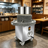 Machine à tofu automatique à moulin en pierre avec système de verrouillage d'eau, sans robinet, pour lait de soja et tofu, facile à utiliser, moteur 220V en cuivre pur