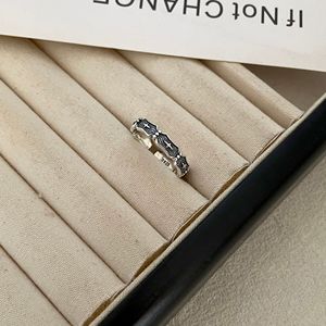 Kaiming S925 Sterling <b>Silver</b> Retro <b>Ring</b> Geometric Shape Unisex Everyday Wear Fine Jewelry - Product Image 4