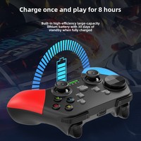 Manette de jeu mobile sans fil 2,4 G avec vibration, dongle USB BT, fonction Turbo pour PS5, PS4, PS3, Switch, PC, Android, iOS, TV
