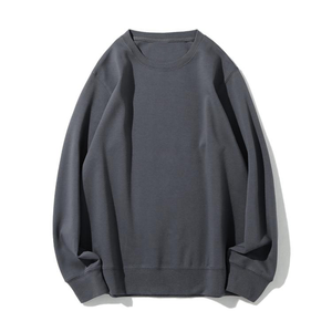 Sweat-shirt à col rond en mélange coton-polyester 350 GSM, tissu doux et résistant, pull décontracté - Product Image 5