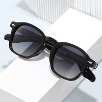 Lunettes de soleil classiques en acétate écaille de tortue avec verres polarisés UV400 – Protection décontractée et tendance pour homme