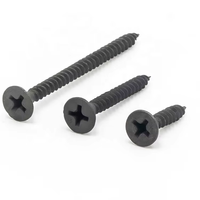 Vis autotaraudeuses à tête fraisée Phillips phosphatées noires pour bois et plaques de plâtre – Approvisionnement direct usine