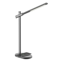 Protection des yeux Apprentissage Charge Lampe de bureau Apprentissage de la lecture en alliage d'aluminium Pliante Métal Charge sans fil Lampe de bureau