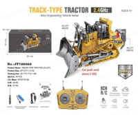 Camion de construction RC en alliage et plastique 2.4GHz 1/20 Scale Bulldozer Diecast Toys Metal & Plastic Model Vehicles