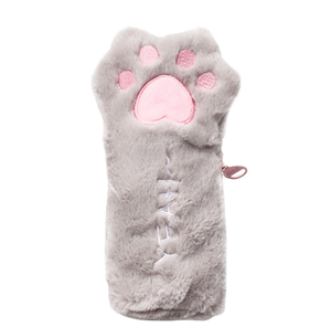 INS grande capacité mignon patte de <span class=keywords><strong>chat</strong></span> en peluche étui à crayons élégant sac de papeterie idée cadeau parfaite <span class=keywords><strong>pour</strong></span> les étudiants célébrité Internet - Product Image 1