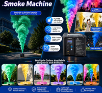 Machine à fumée métallique 3000W, nouvelle couleur, avec télécommande, pour révélation du sexe