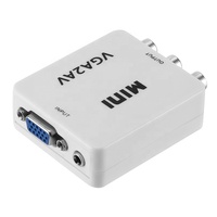 Convertisseur vidéo VGA2AV VGA à AV RCA, convertisseur pour télévision