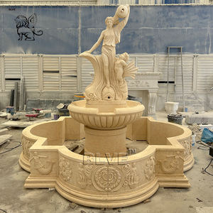 Projet de Développement <span class=keywords><strong>Immobilier</strong></span> BLVE, Décoration, Grand Jardin Extérieur Européen, Statues de Dieux Grecs, Fontaine en Marbre Blanc Poséidon - Product Image 3