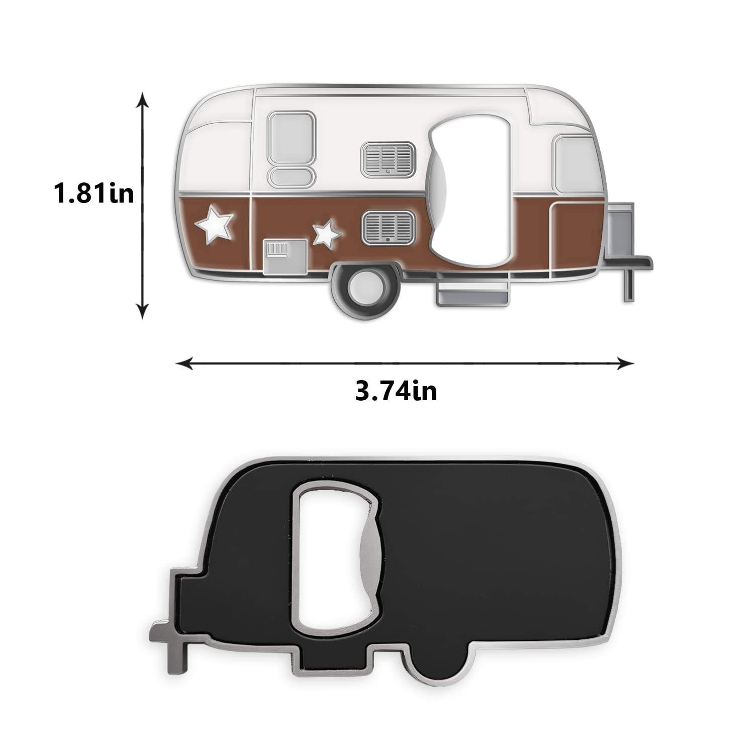 ที่เปิดขวดแม่เหล็กสำหรับตั้งแคมป์คาราวานที่เปิดขวดเบียร์