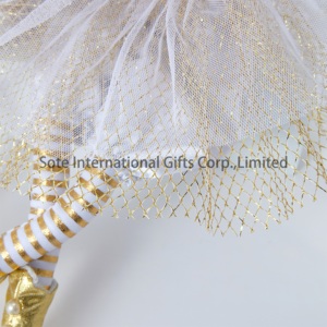 SOTE Naughty Xmas peluche elfo juguetes hogar interior oro blanco elfo hadas muñecas dos pareja mixta Navidad peluche elfos - Product Image 6