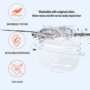 Coque transparente en TPU pour étui pour écouteurs <span class=keywords><strong>Jabra</strong></span> <span class=keywords><strong>Elite</strong></span> 8 <span class=keywords><strong>Active</strong></span>, étui transparent pour écouteurs sans fil en TPU, pour coque airpods pro - Product Image 6