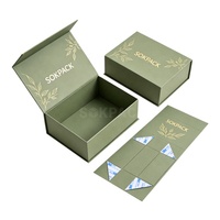 Boîte en carton rigide pliable de luxe personnalisée pour soins de la peau, emballage cadeau pour bougies, écologique, recyclable, vente en gros, magnétique de qualité supérieure