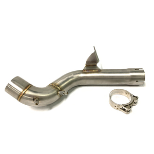 Tubo de escape de acero inoxidable para motocicleta, pieza central, tamaño de stock para <span class=keywords><strong>BMW</strong></span> F750 <span class=keywords><strong>F850</strong></span> <span class=keywords><strong>GS</strong></span> <span class=keywords><strong>Adventure</strong></span> 2018-2021 - Product Image 1